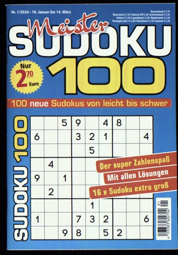 MEISTER SUDOKU 01