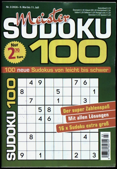 MEISTER SUDOKU   03