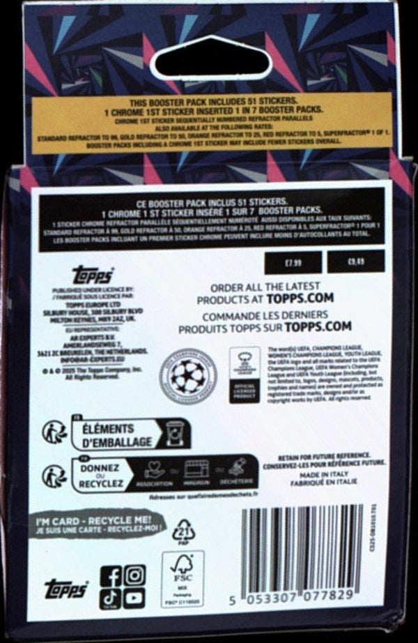 UCL 25/26 ECOPACK STICKERS26