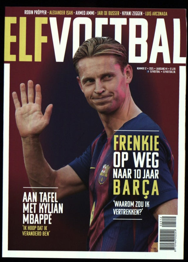 ELF VOETBAL MAGAZINE 2512
